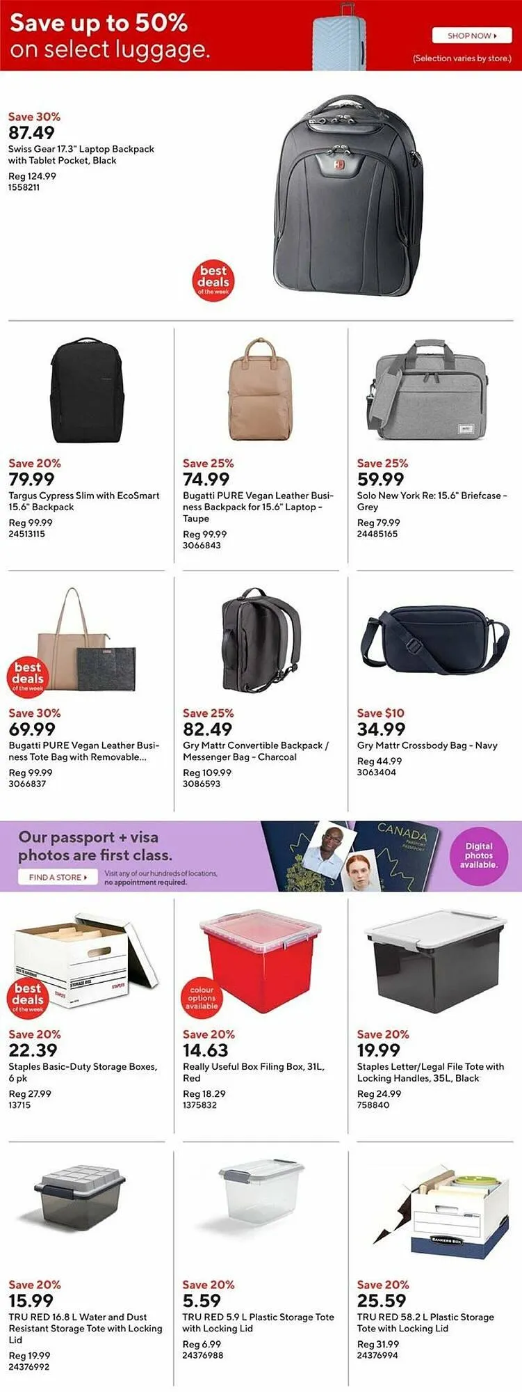 Staples flyer from January 2 to January 16 2025 - flyer page 21