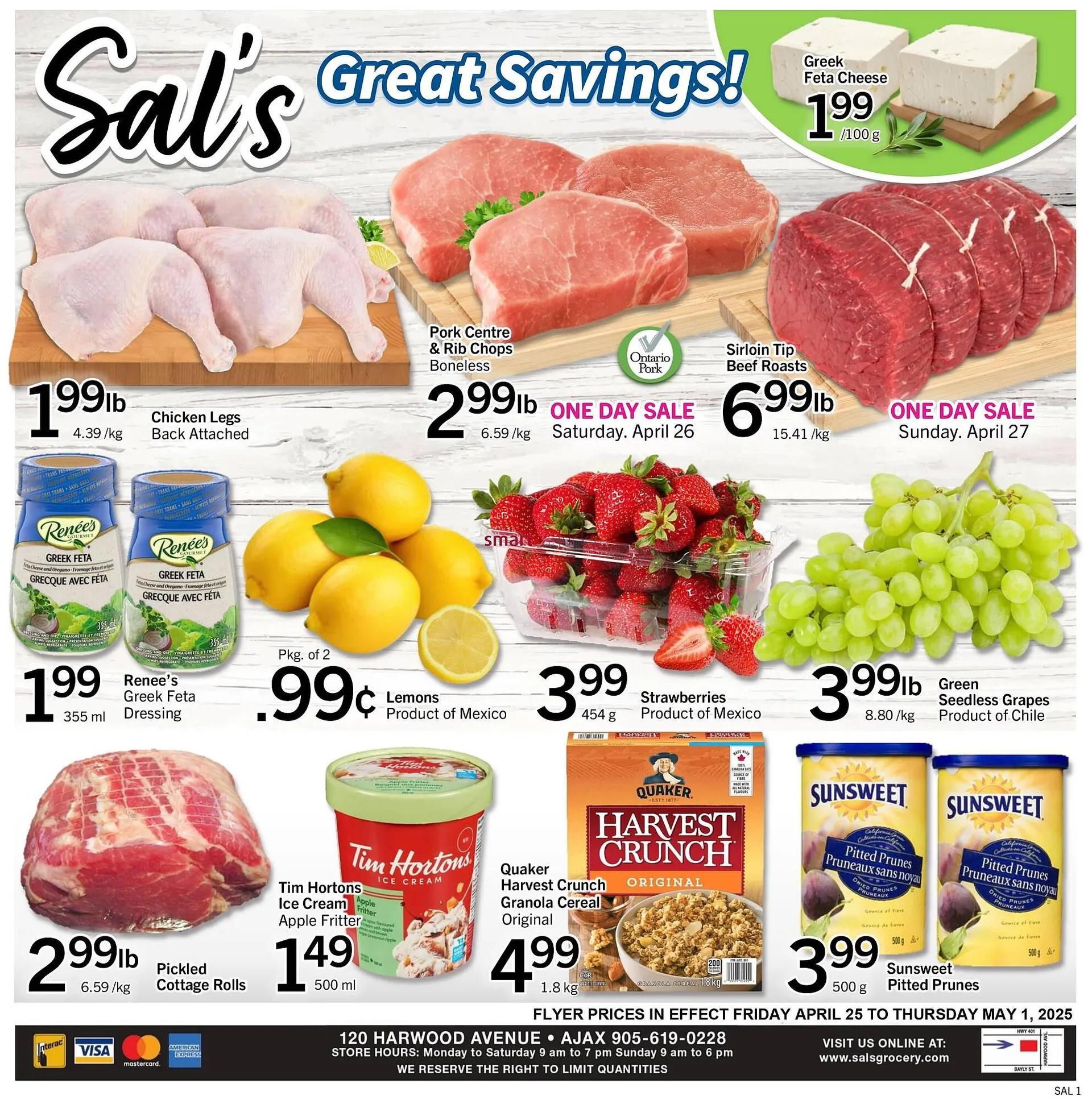 Sals Grocery flyer - 1