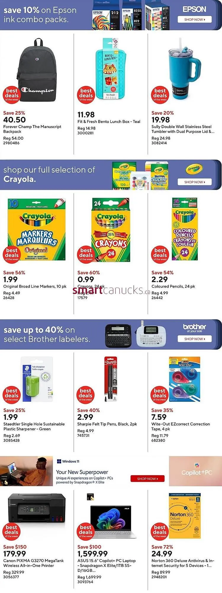 Staples flyer from August 15 to August 21 2024 - flyer page 2
