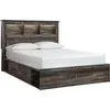 Drystan Bookcase Bed with 4 Drawer Storage - Multi