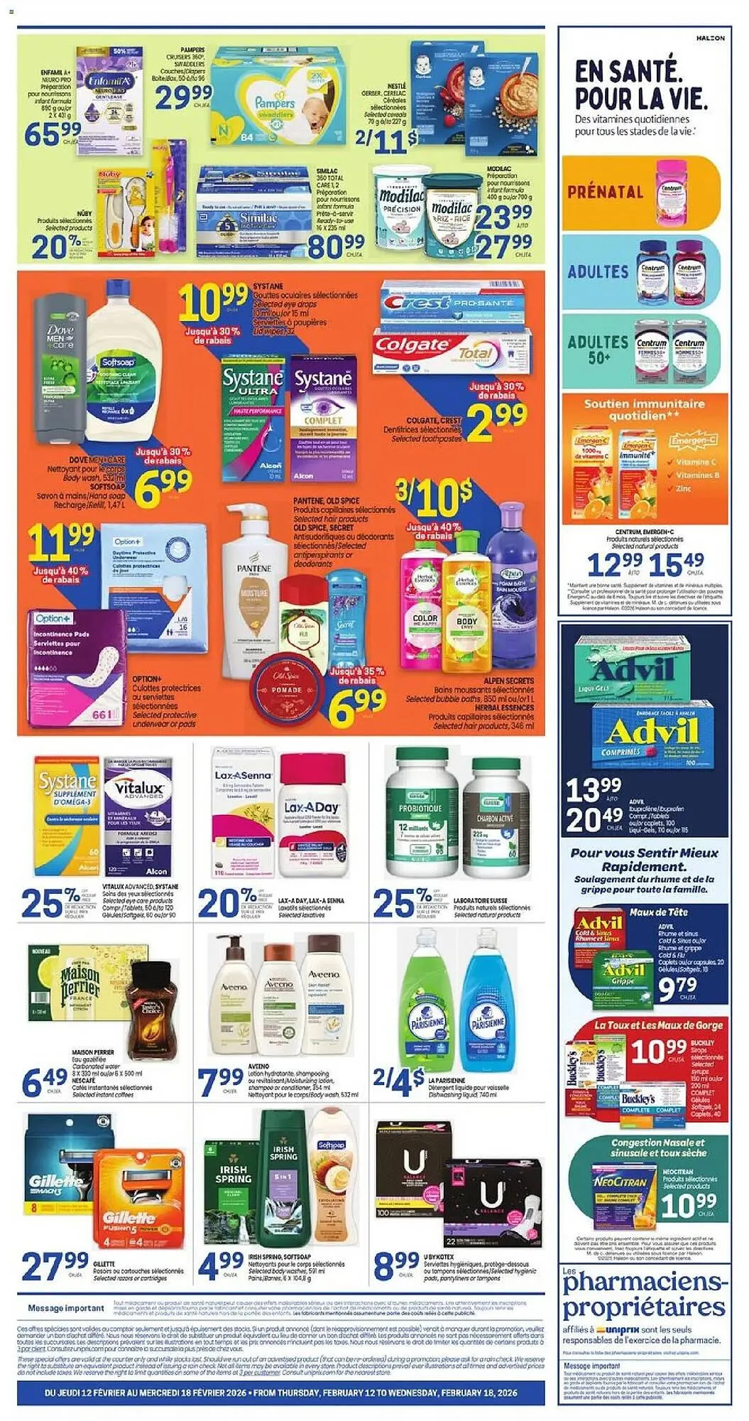 Uniprix flyer from February 12 to February 19 2026 - flyer page 2