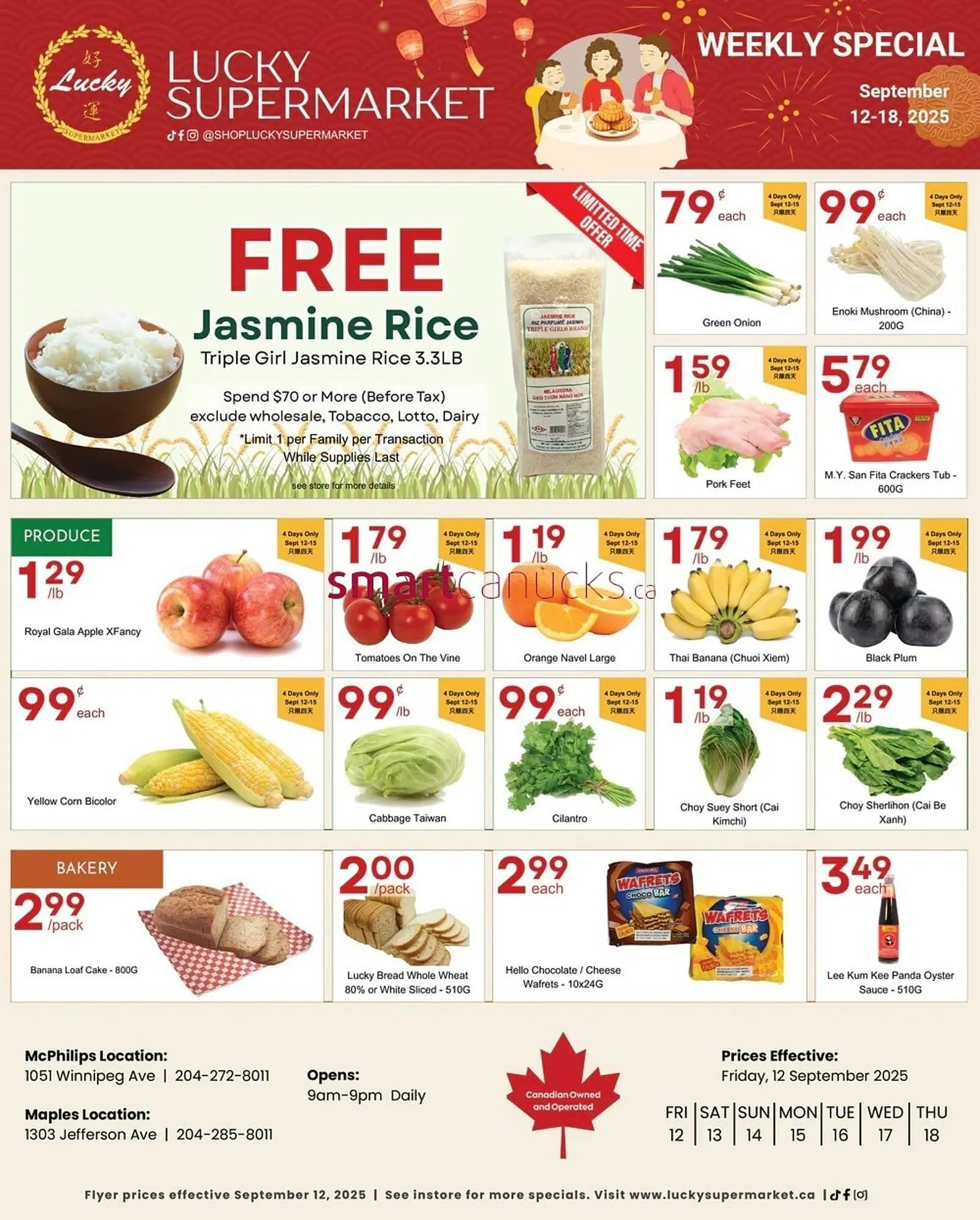 Lucky Supermarket flyer from September 12 to September 18 2025 - flyer page 1