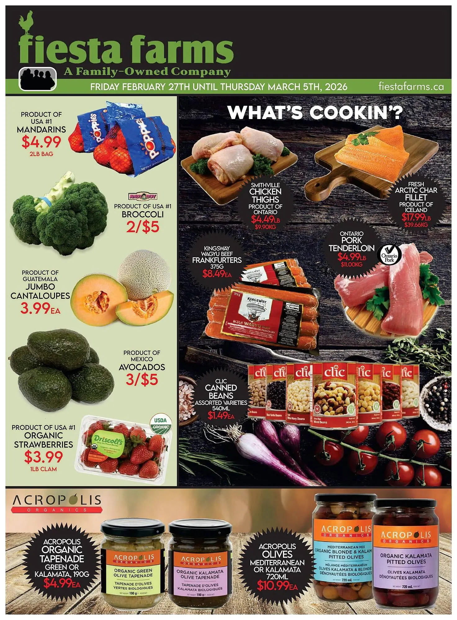 Fiesta Farms flyer from February 27 to March 5 2026 - flyer page 1