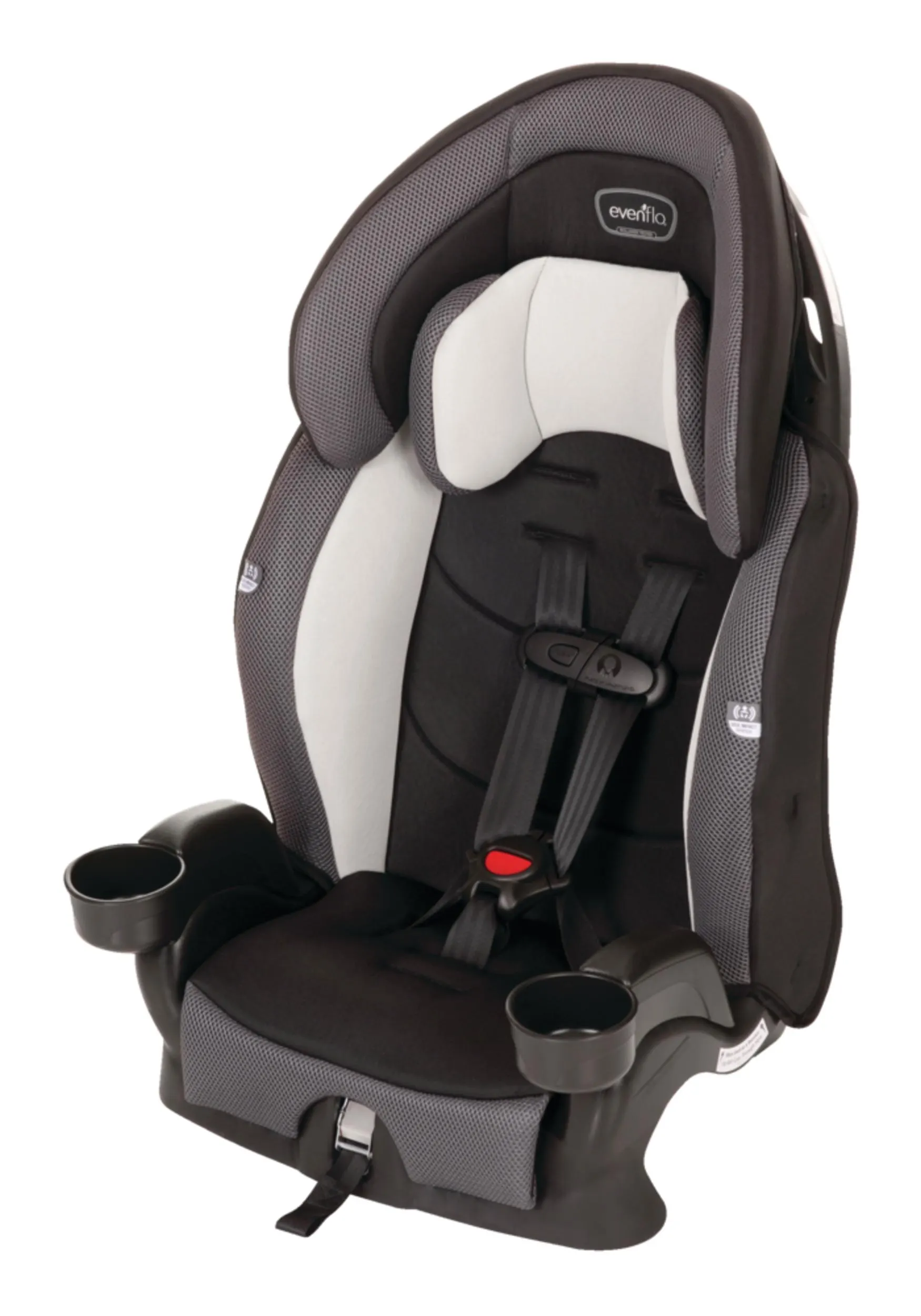 Evenflo Chase Plus 2-in-1 Booster Car Seat with Multi-Position Buckle, Assorted