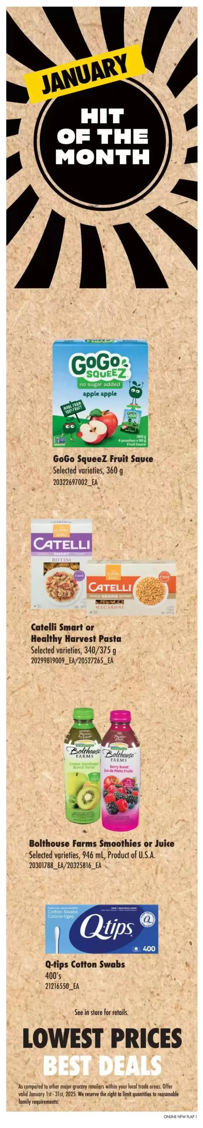 Discounts and promotions from January 9 to January 15 2025 - flyer page 1