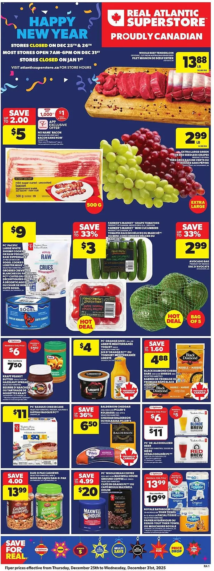 Atlantic Superstore flyer from December 25 to December 31 2025 - flyer page 3