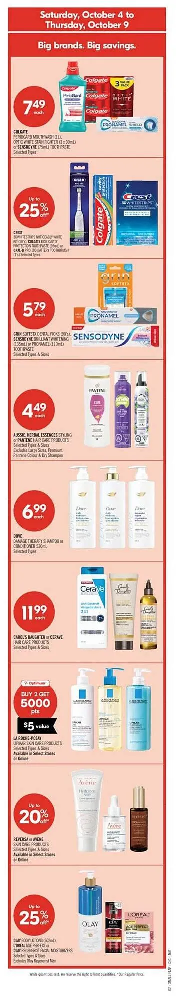 Shoppers Drug Mart flyer from October 4 to October 10 2025 - flyer page 3