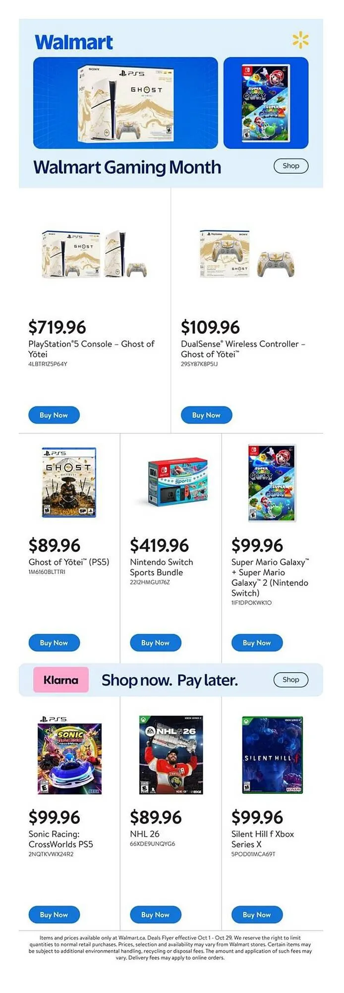Walmart flyer from October 2 to October 15 2025 - flyer page 1