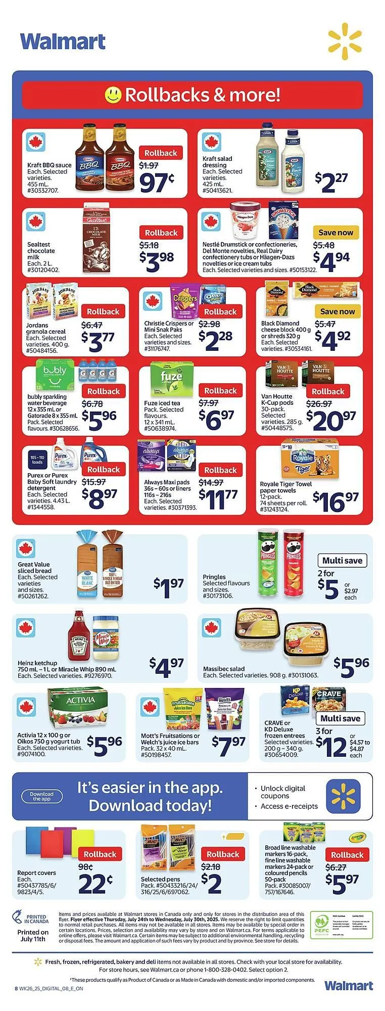 Walmart flyer from July 25 to August 1 2025 - flyer page 3