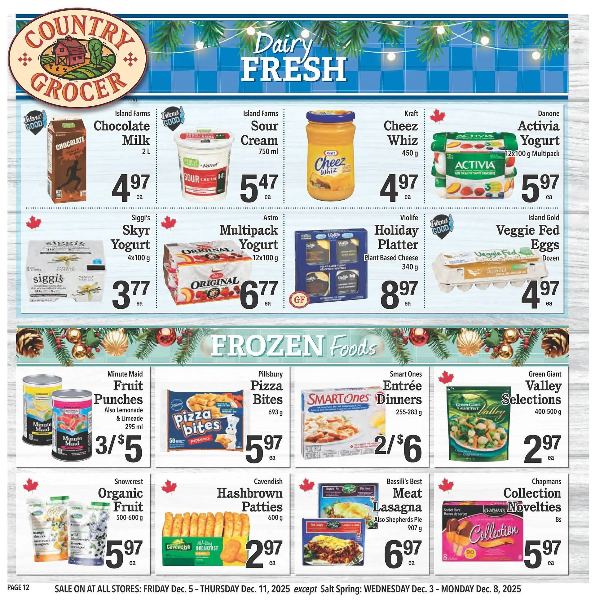 Country Grocer flyer from December 4 to December 10 2025 - flyer page 12