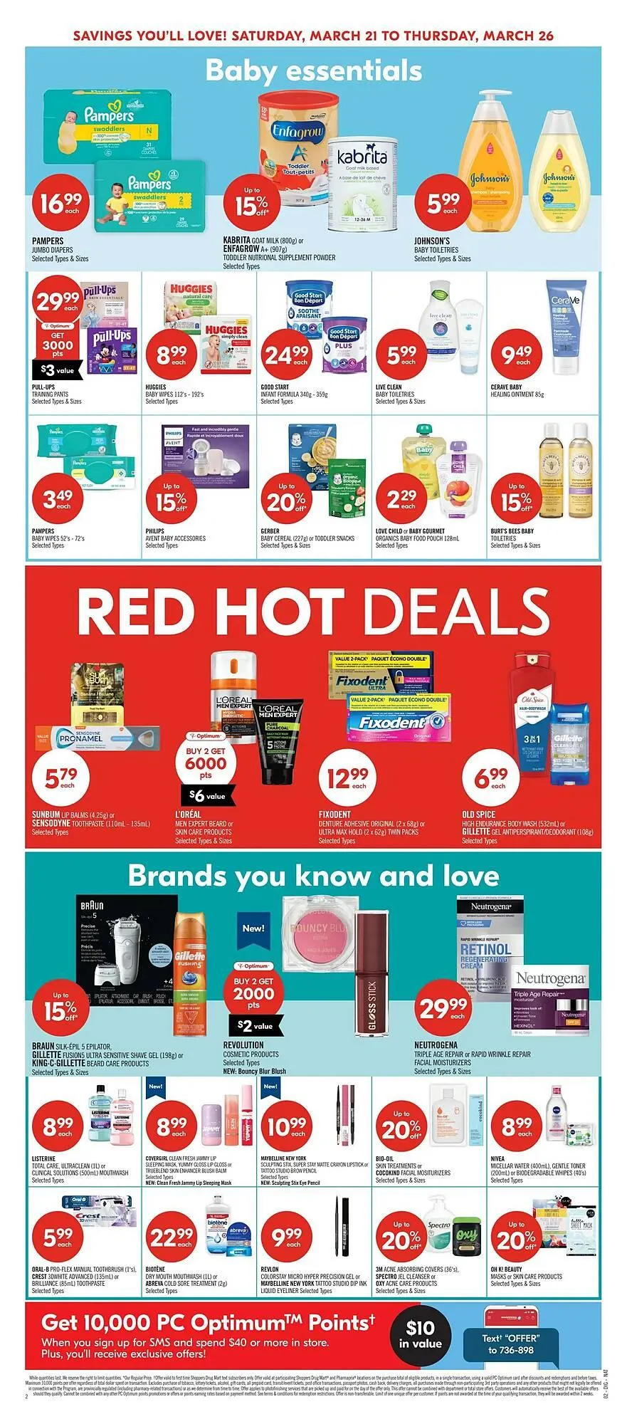 Shoppers Drug Mart flyer from March 21 to March 26 2026 - flyer page 16