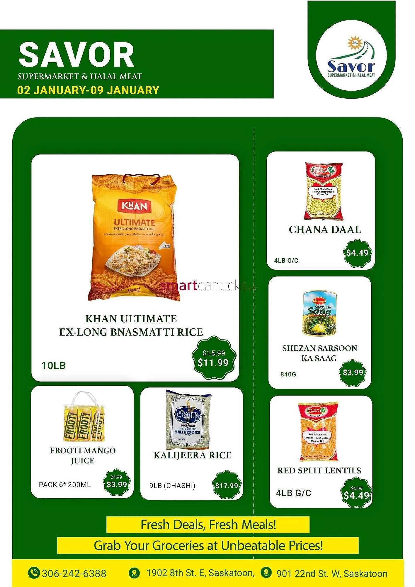 Savor Supermarket flyer from January 2 to January 9 2026 - flyer page 1