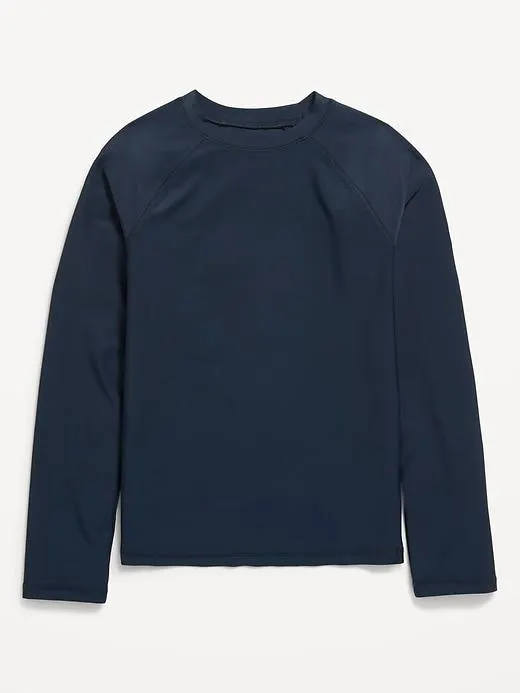 Long-Sleeve Rashguard Swim Top for Boys