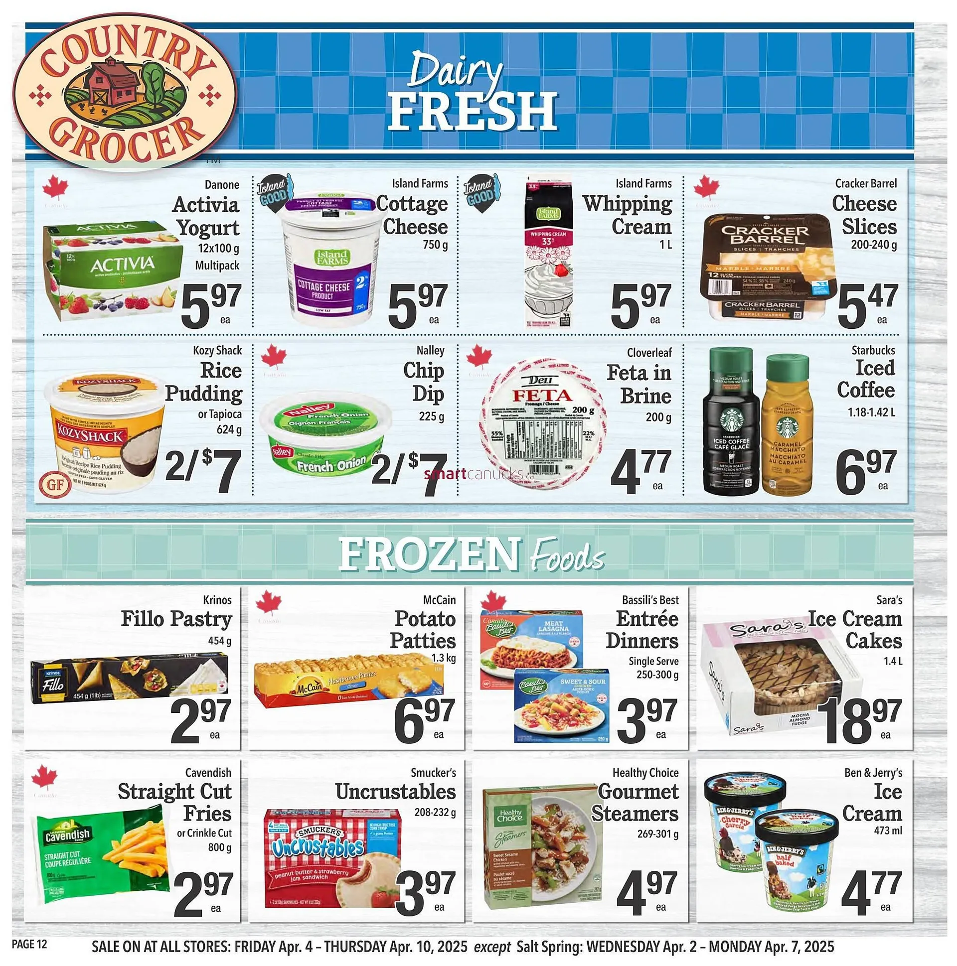 Country Grocer flyer from April 3 to April 9 2025 - flyer page 12