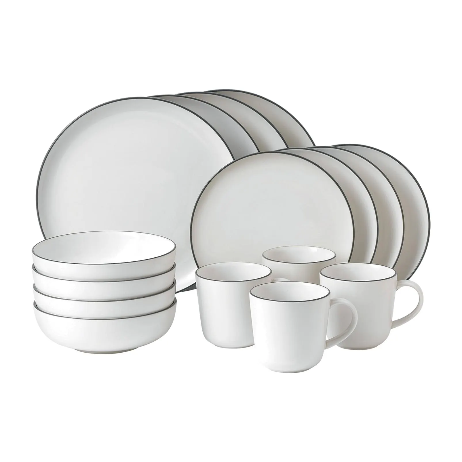White 16 Piece Dinner Set