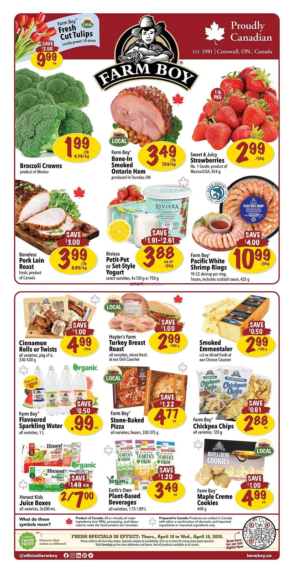 Farm Boy flyer from April 10 to April 16 2025 - flyer page 1