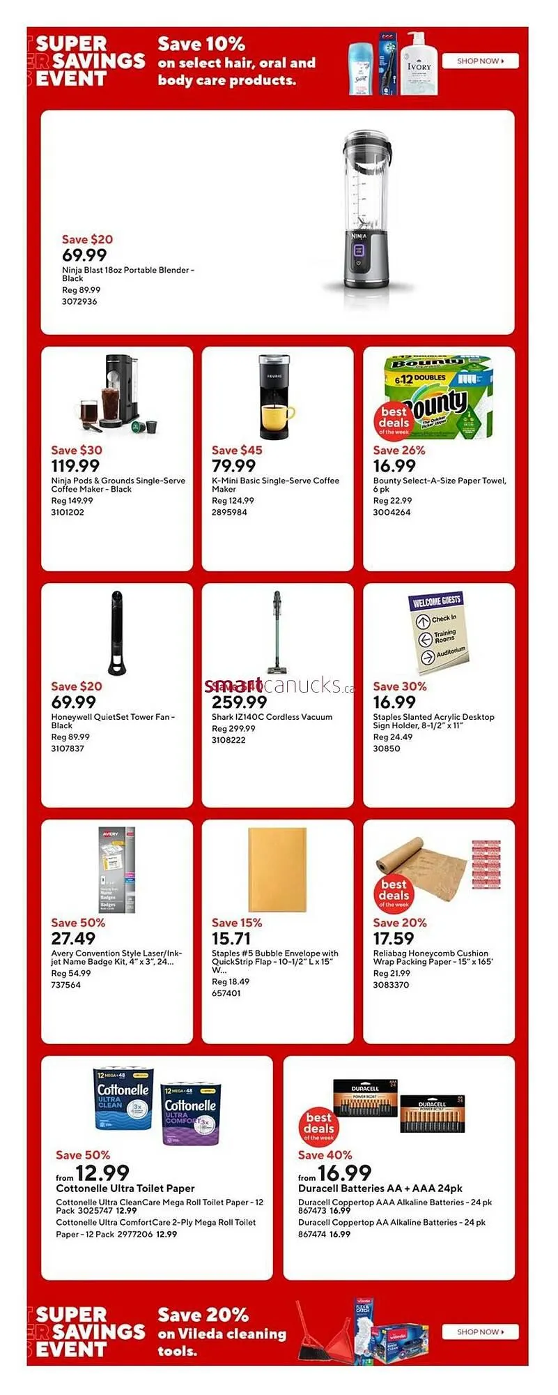 Staples flyer from October 3 to October 9 2025 - flyer page 4