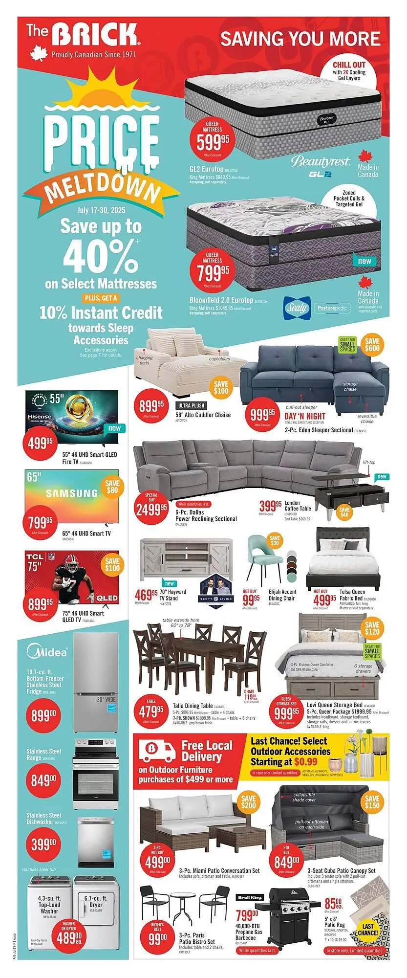 The Brick flyer from July 17 to July 31 2025 - flyer page 3