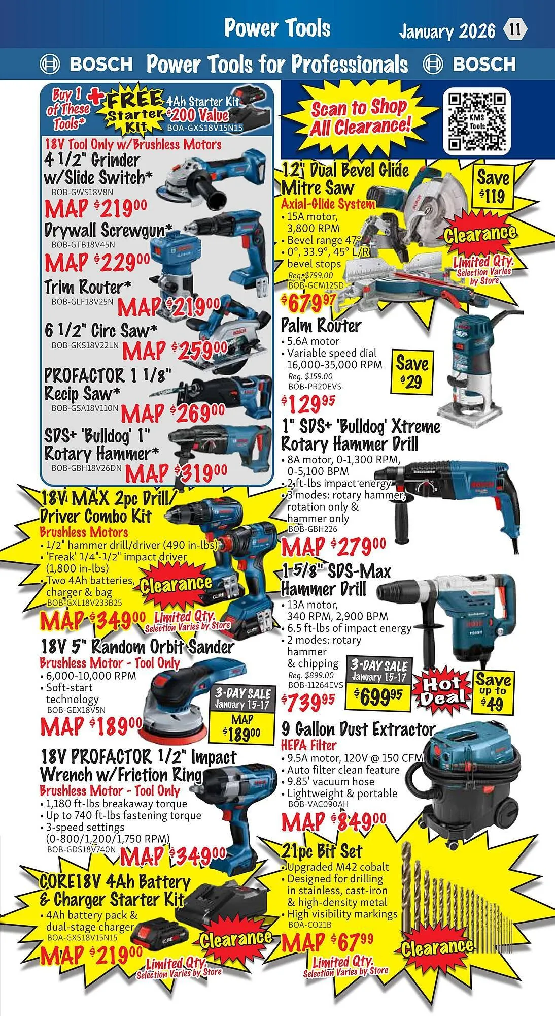 KMS Tools flyer from January 1 to January 31 2026 - flyer page 11