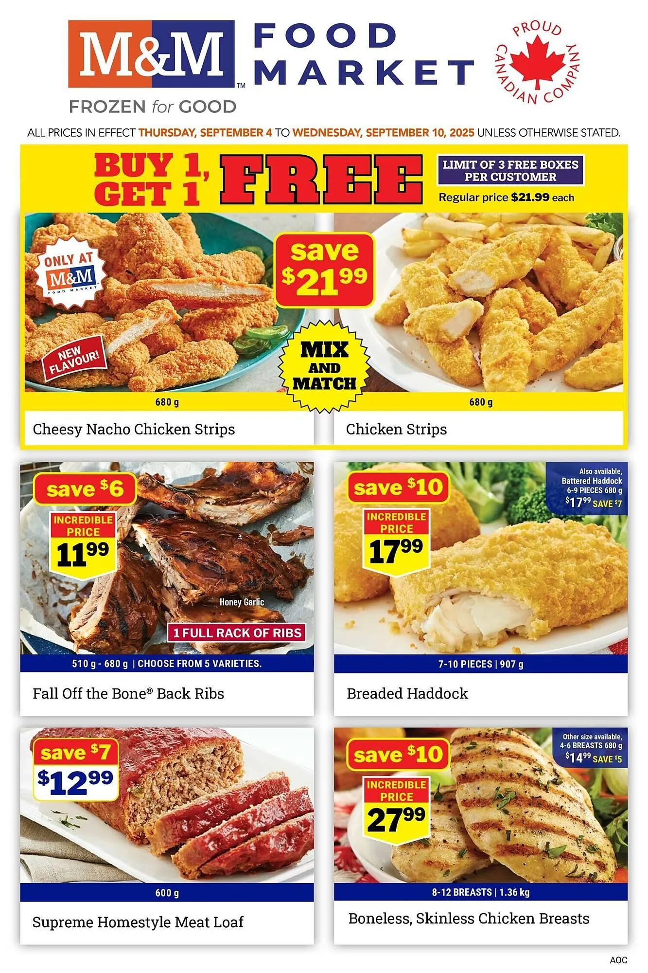 M & M Food Market flyer from September 4 to September 18 2025 - flyer page 1
