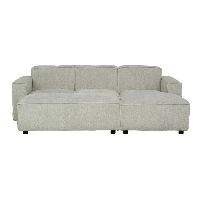 Sectionnel avec chaise longue à droite et ottoman