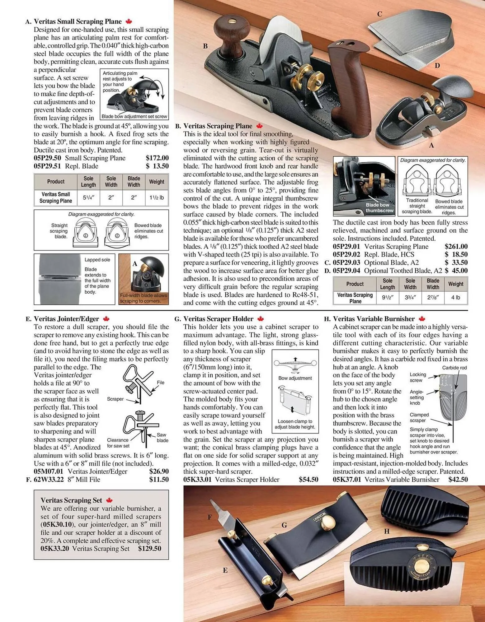 Lee Valley Tools flyer from July 8 to December 31 2025 - flyer page 35