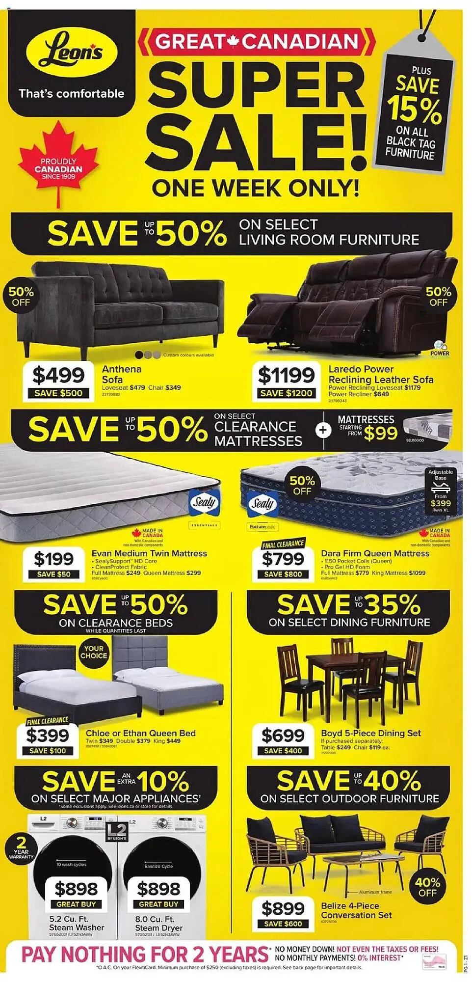 Leon's flyer from April 3 to April 9 2025 - flyer page 1