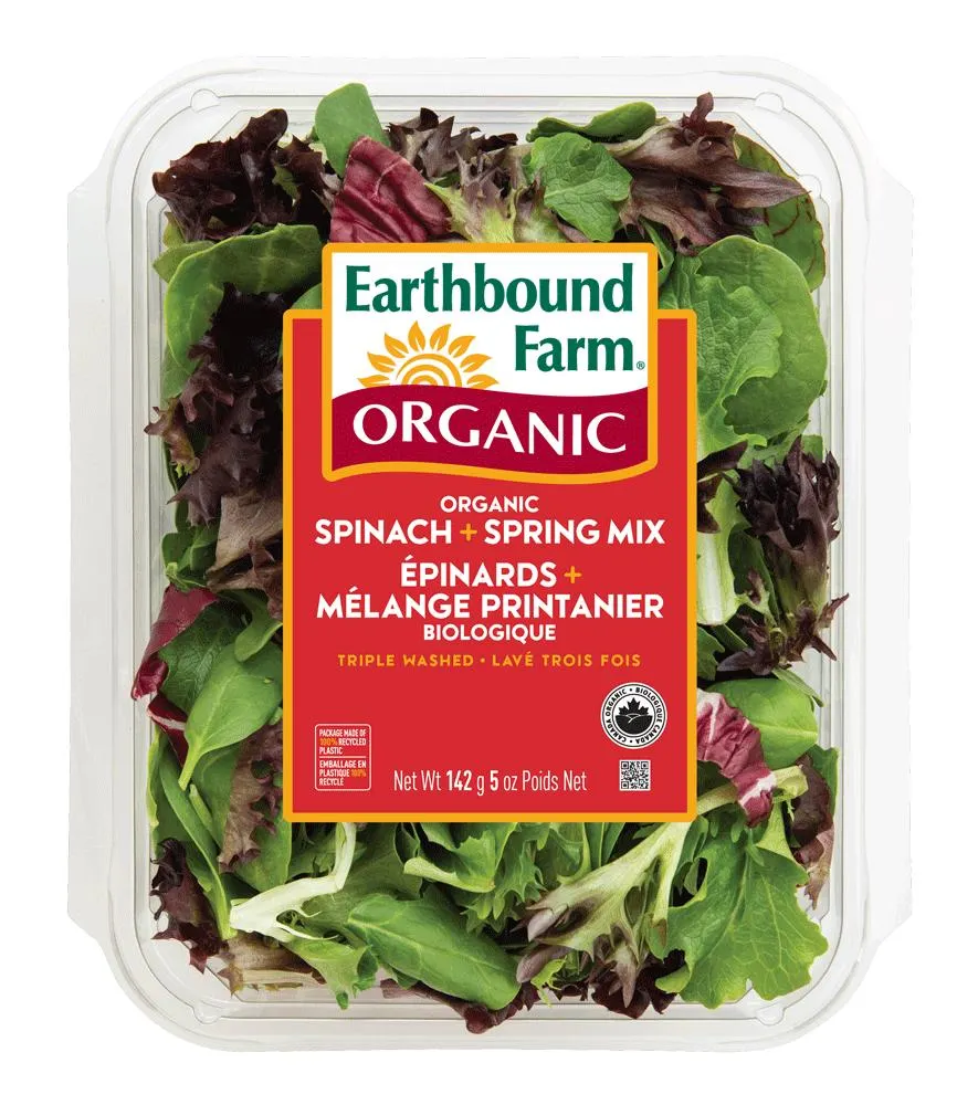 Earthbound Farms - Organic Spinach & Spring Mix