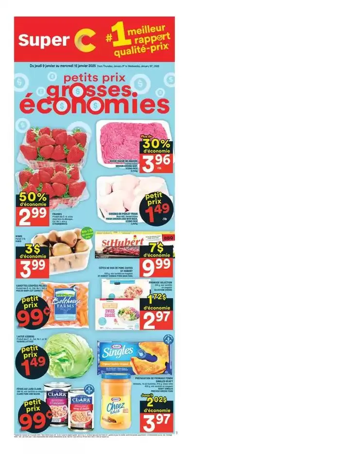 Circulaire from January 9 to January 15 2025 - flyer page 1