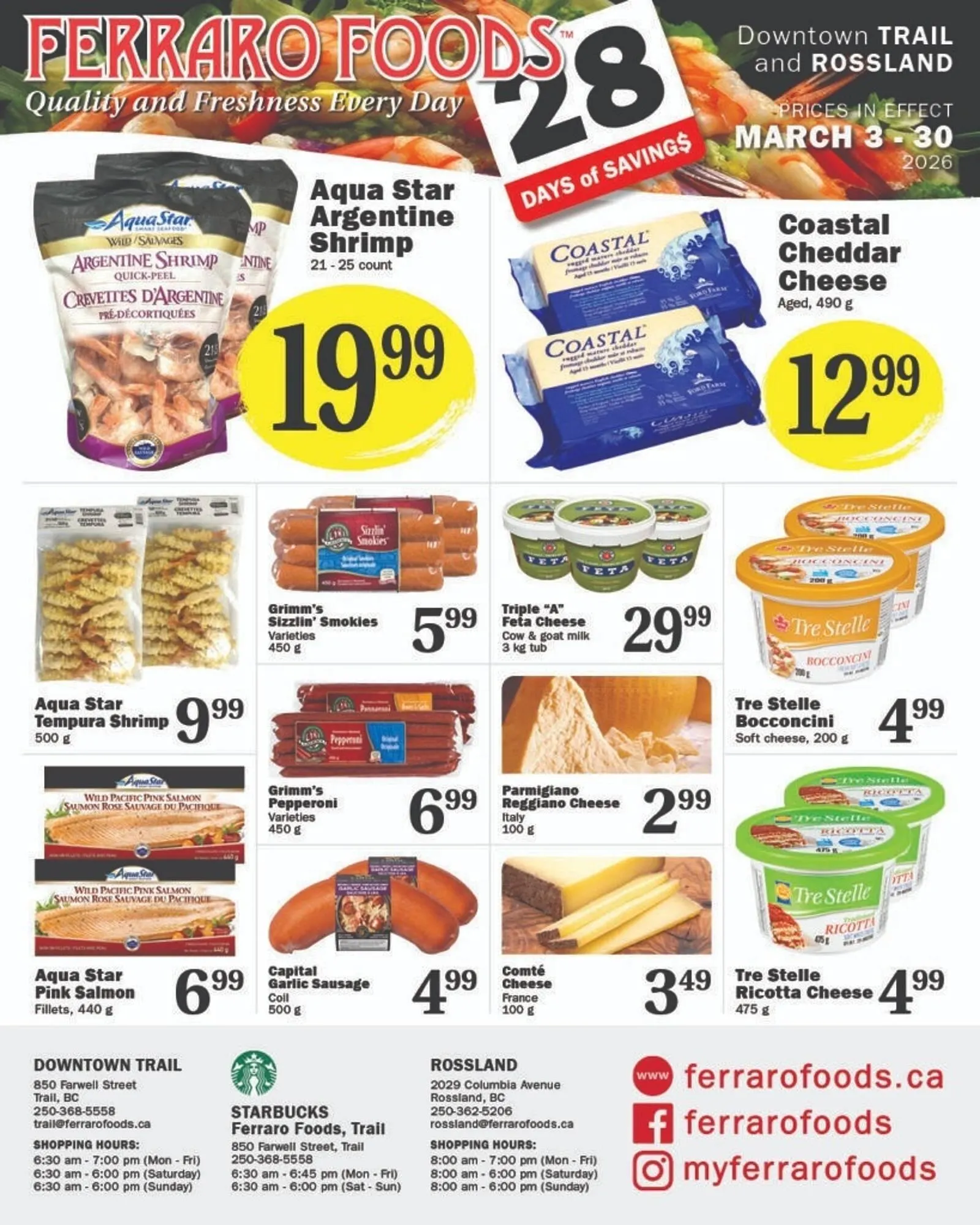 Ferraro Foods flyer from March 3 to March 30 2026 - flyer page 1