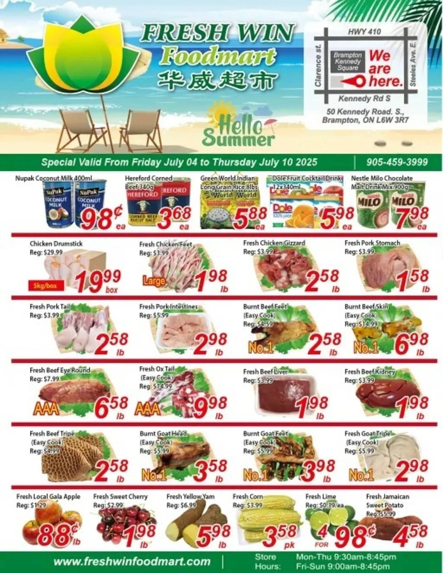 Fresh Win Foodmart flyer - 1