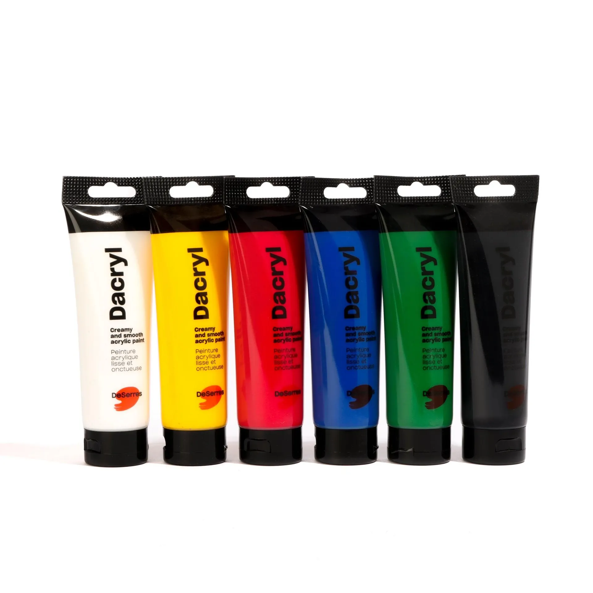 Dacryl Studio Acrylic Kit - Low Viscosity, Assorted Colours, 6 Pieces