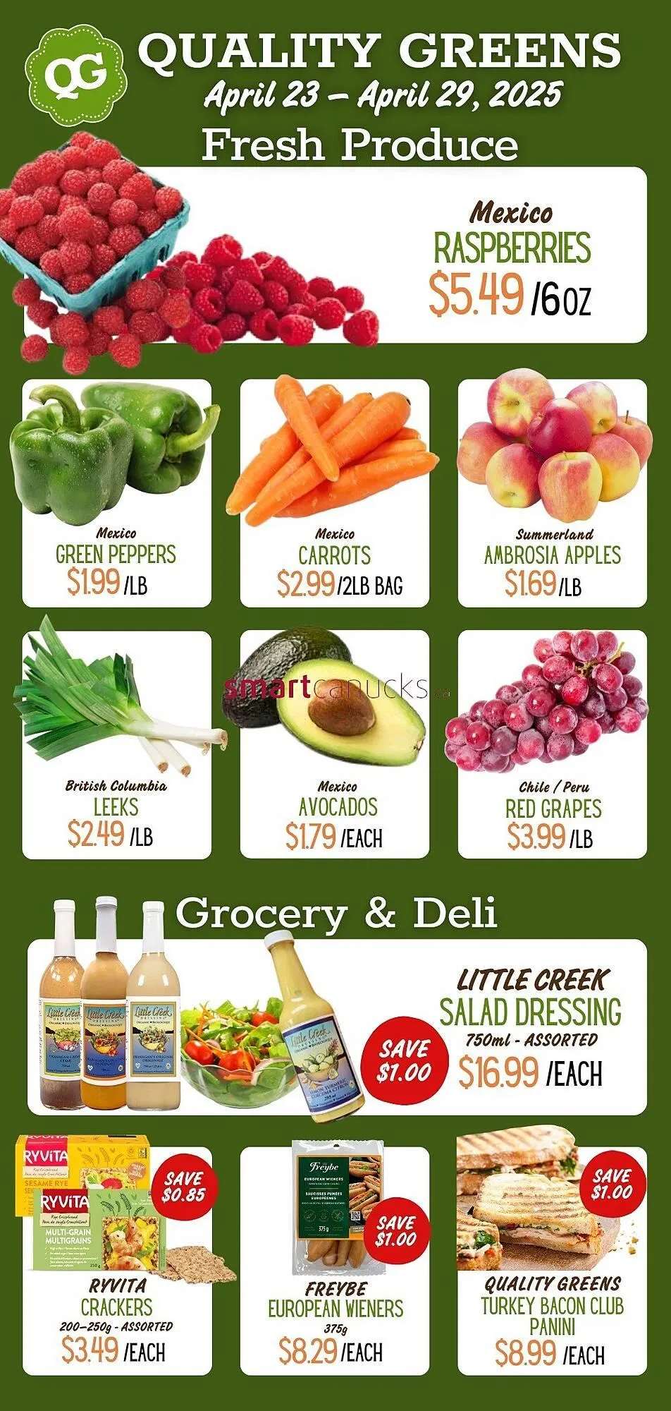 Quality Greens flyer from April 23 to May 20 2025 - flyer page 1
