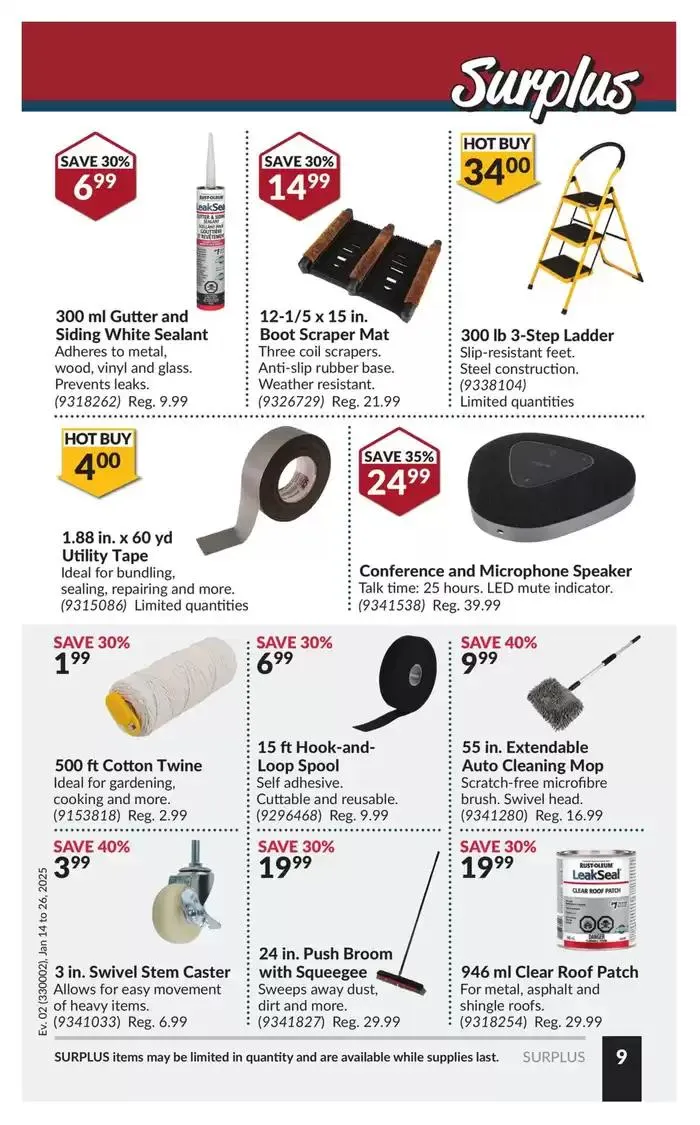 National Sale from January 14 to January 26 2025 - flyer page 14