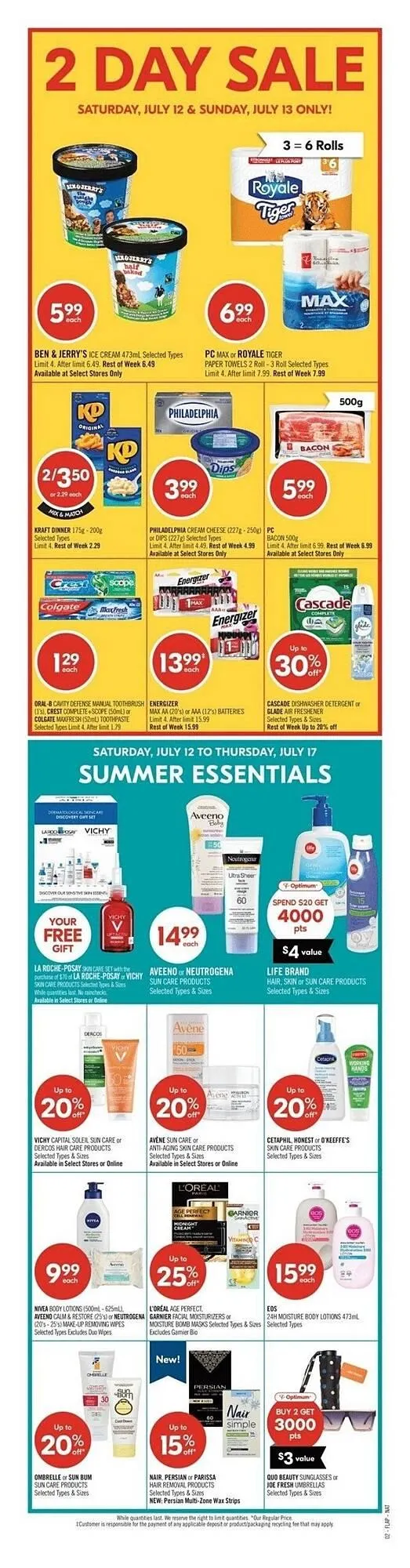 Shoppers Drug Mart flyer from July 12 to July 17 2025 - flyer page 2