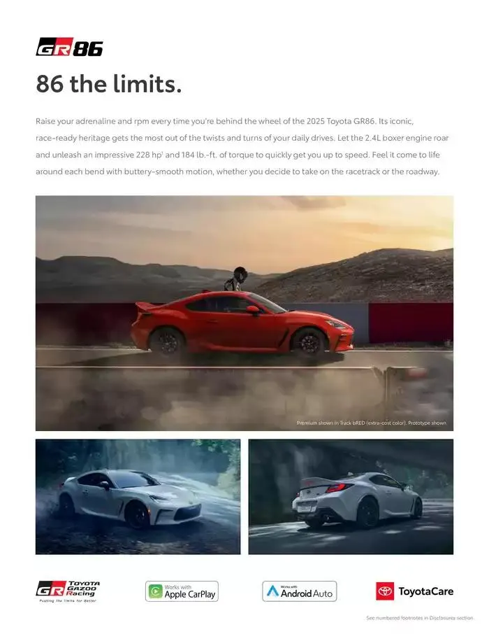 Toyota GR86 from February 11 to February 11 2026 - flyer page 2