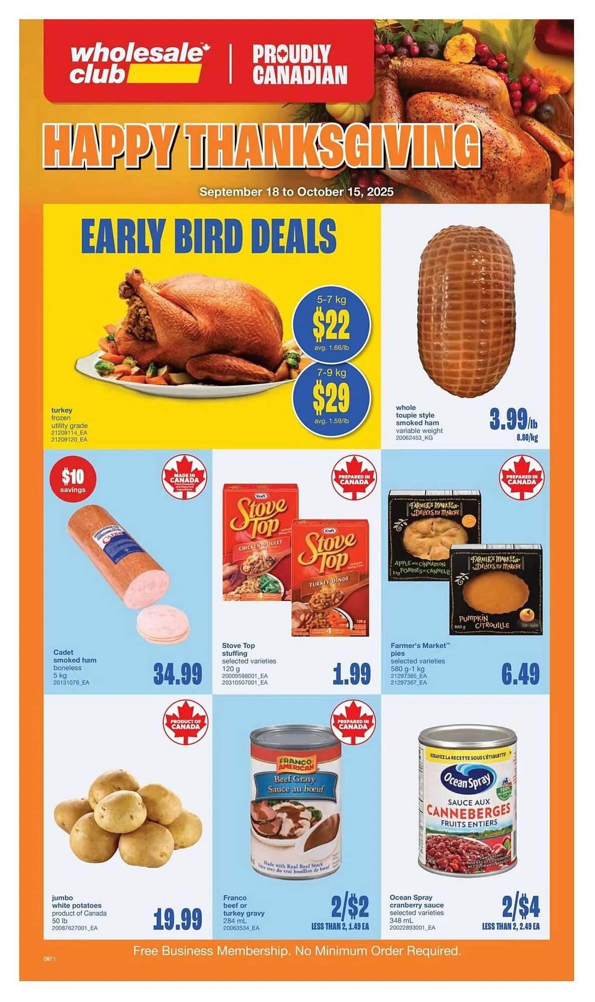 Wholesale Club flyer from September 18 to September 24 2025 - flyer page 1