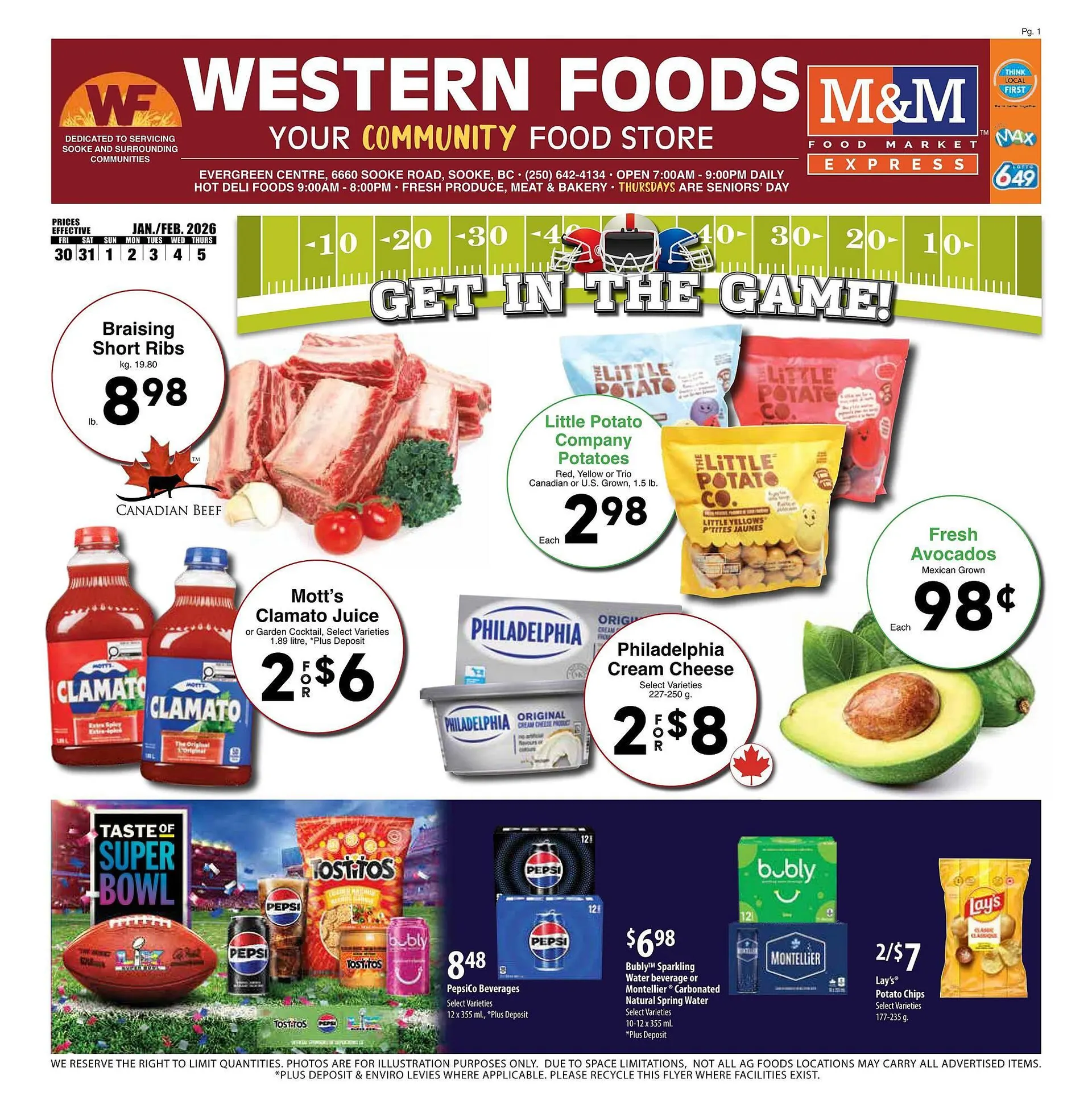 Western Foods flyer - 1