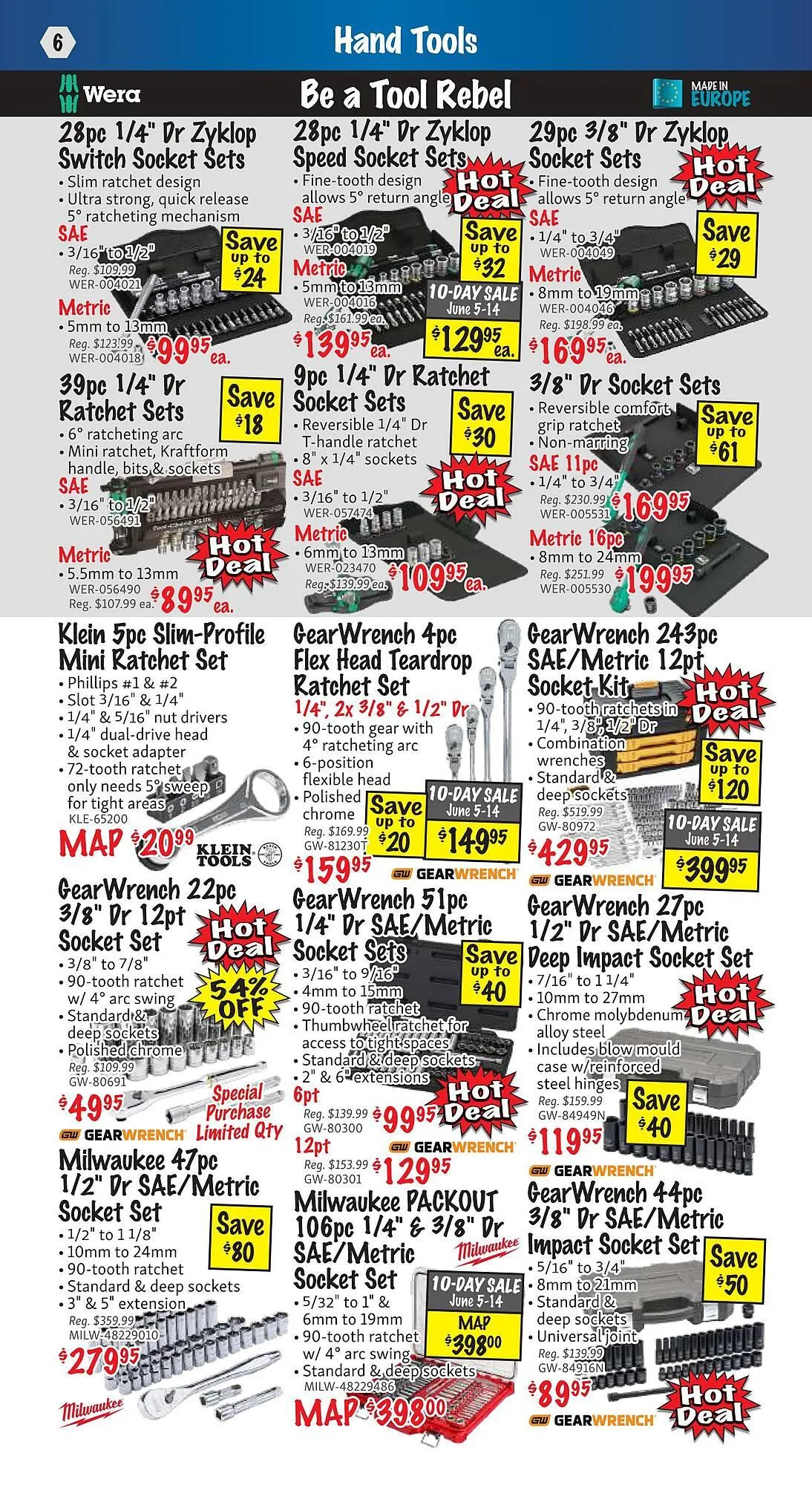 KMS Tools flyer from June 1 to June 30 2025 - flyer page 6