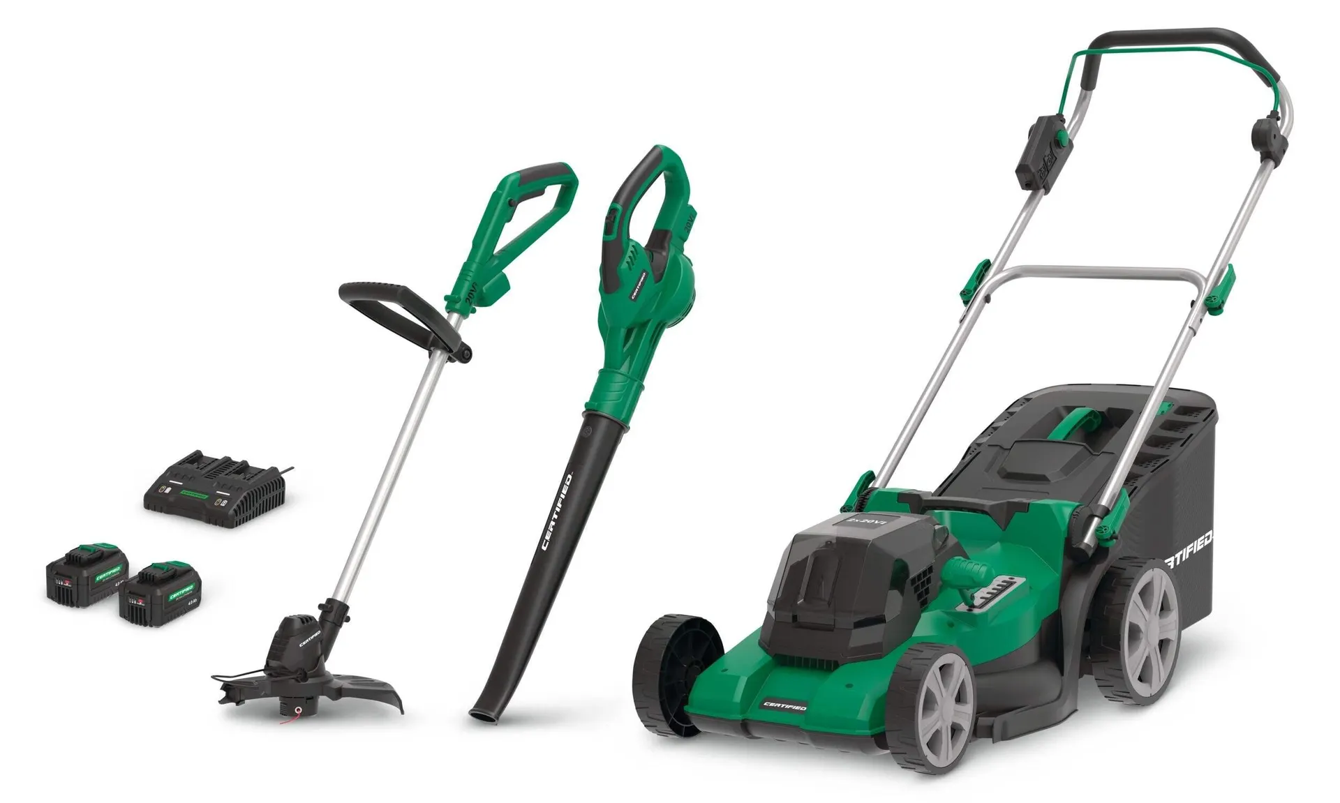 Certified Mower & Grass Trimmer Blower Combo, 17-in