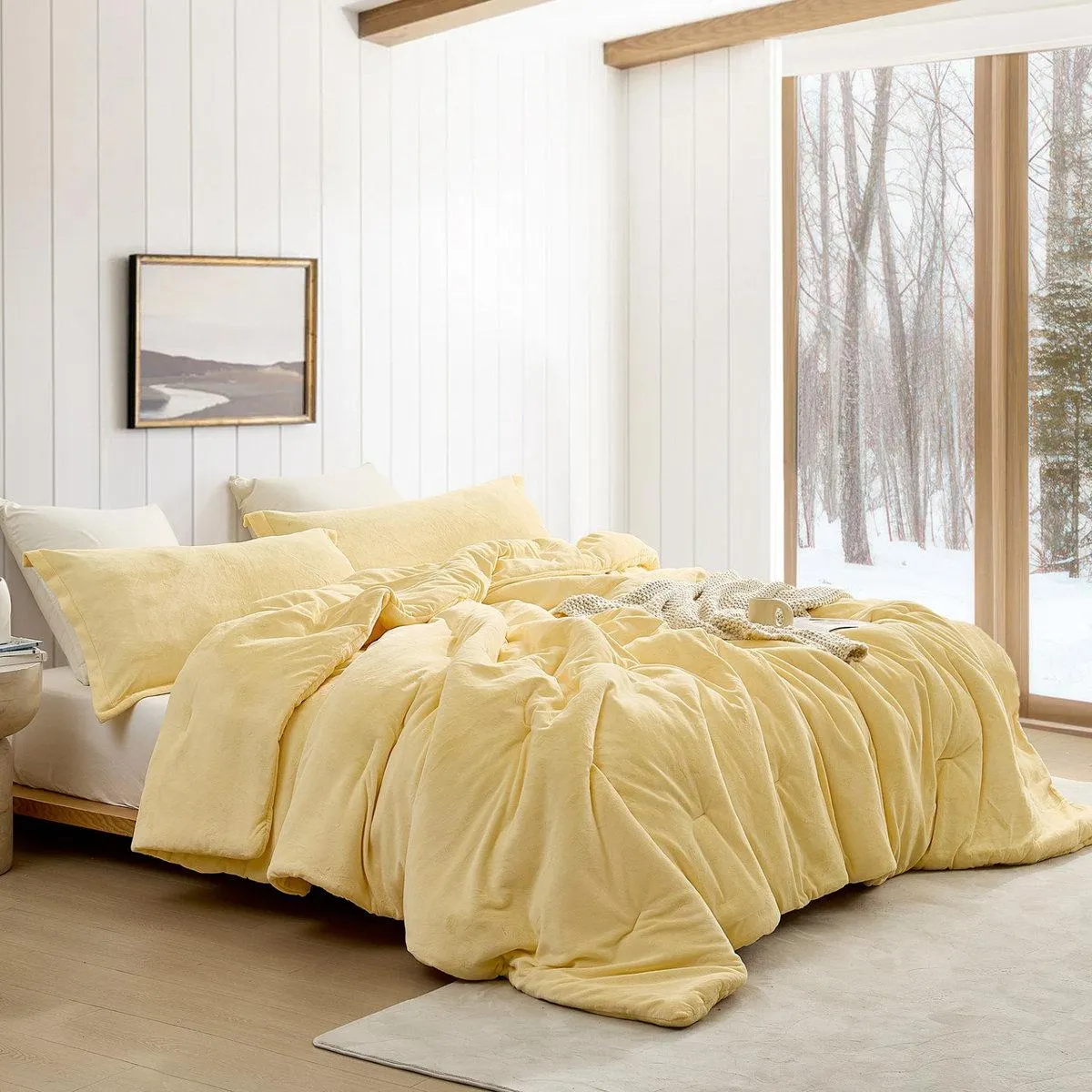 Softer Than Soft - Coma Inducer Oversized Comforter Set - Cream