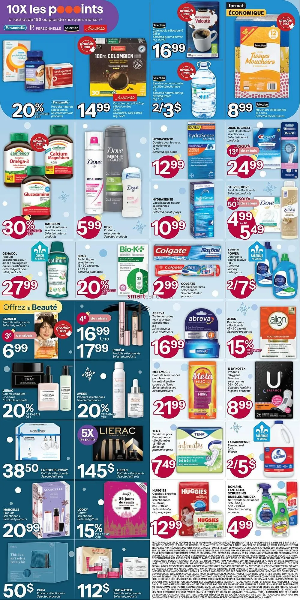 Brunet flyer from November 20 to November 26 2025 - flyer page 1