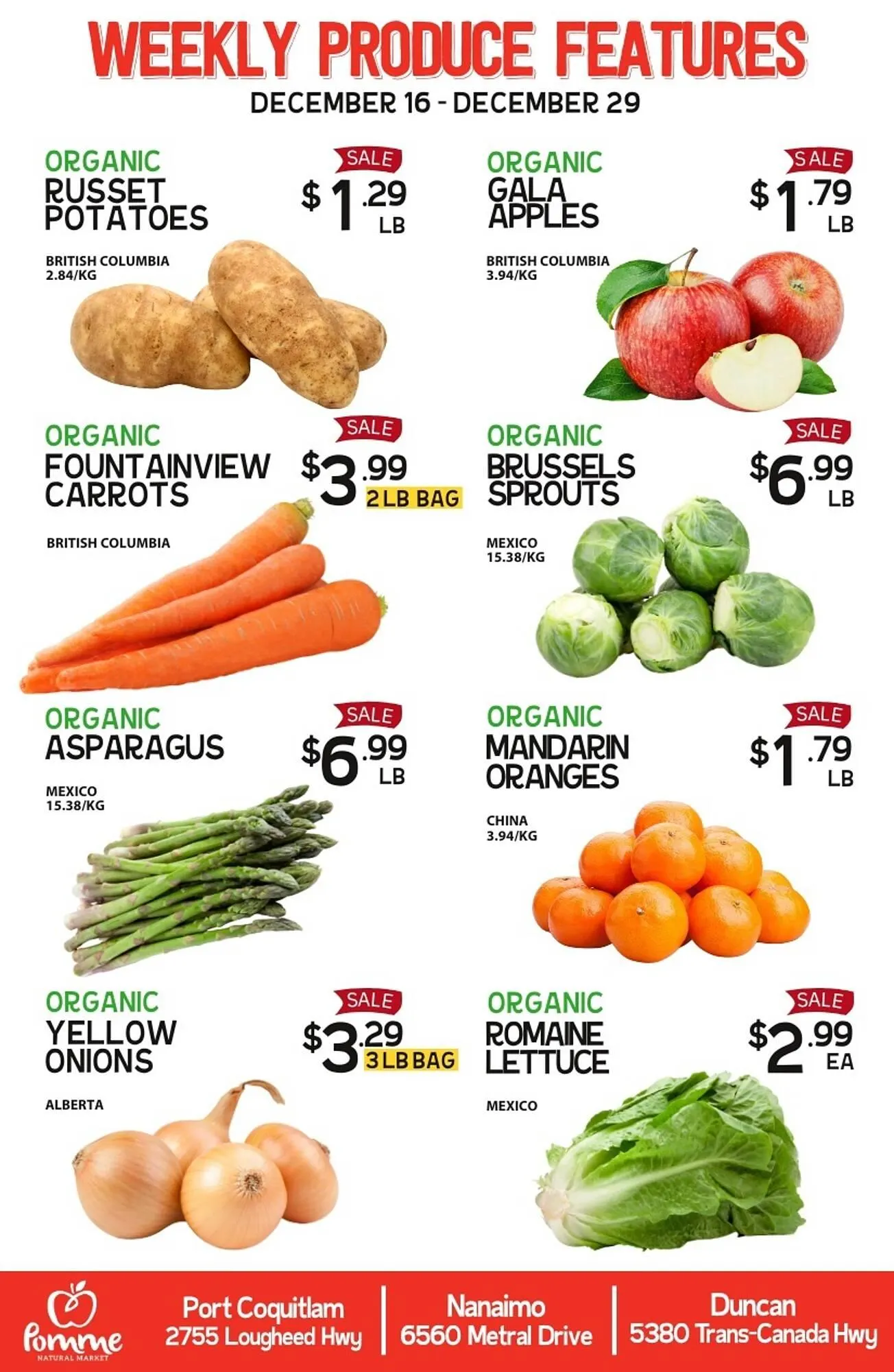 Pomme Natural Market flyer - 1