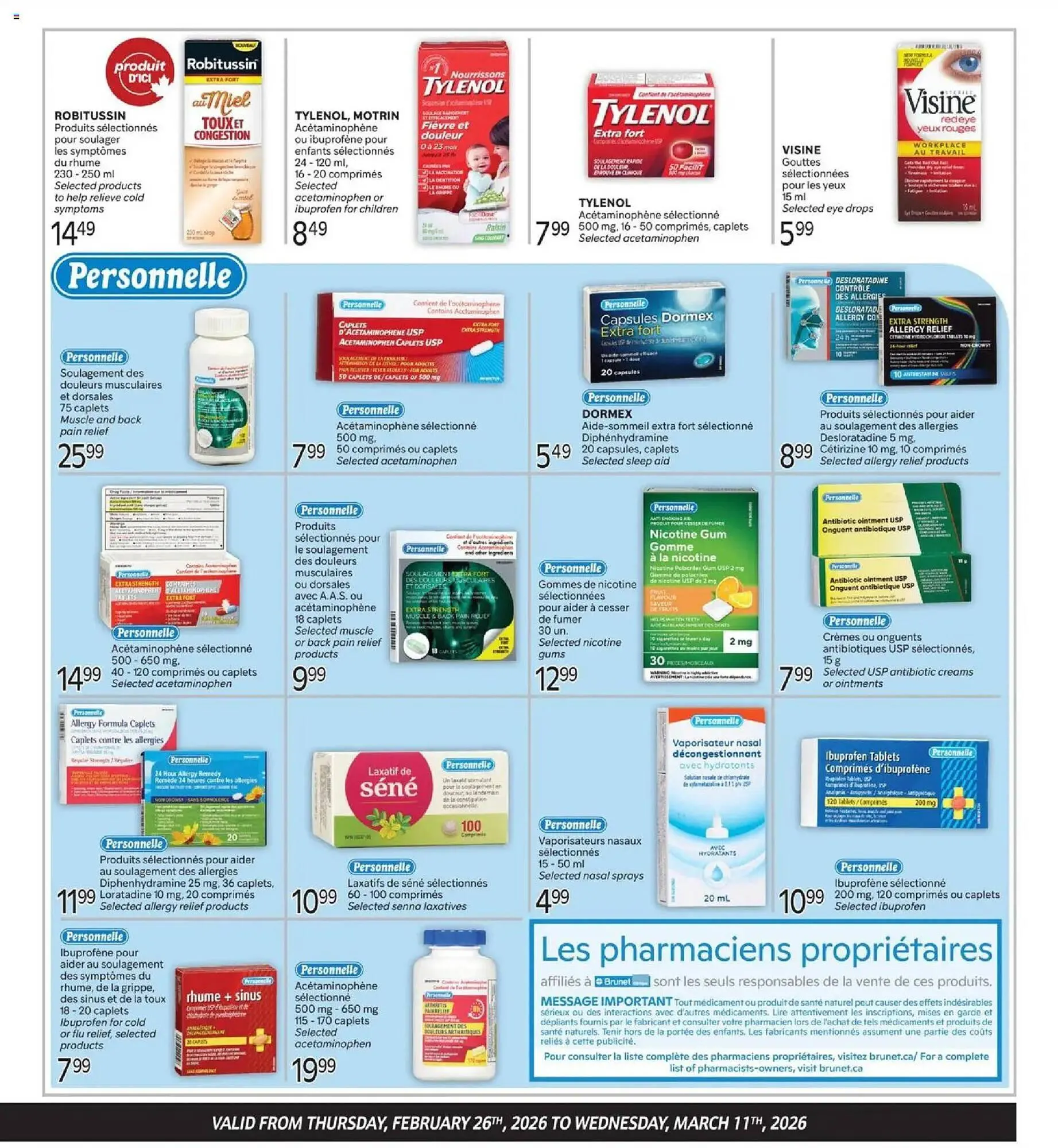 Brunet flyer from February 26 to March 12 2026 - flyer page 3