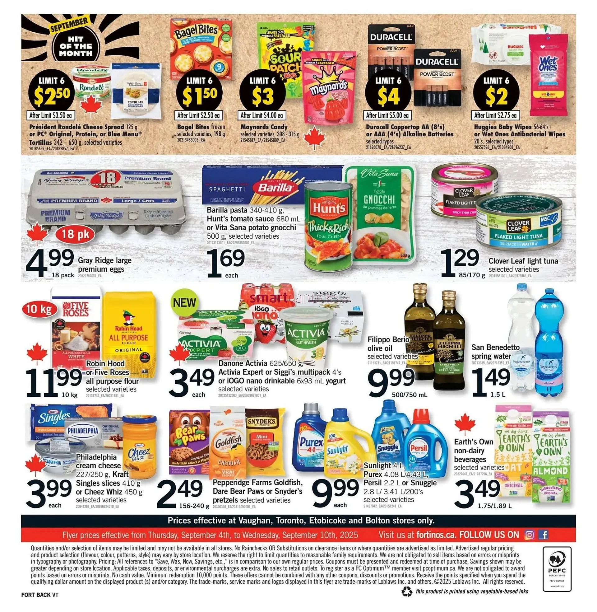 Fortinos flyer from September 5 to September 11 2025 - flyer page 2