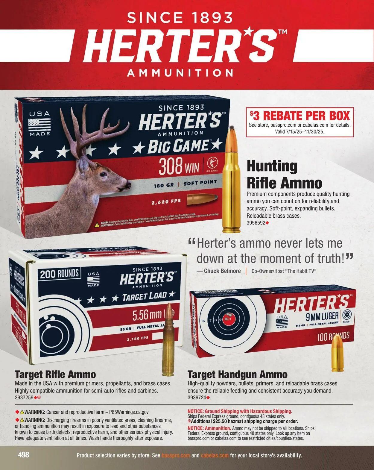 Bass Pro Current flyer from October 9 to October 23 2025 - flyer page 498