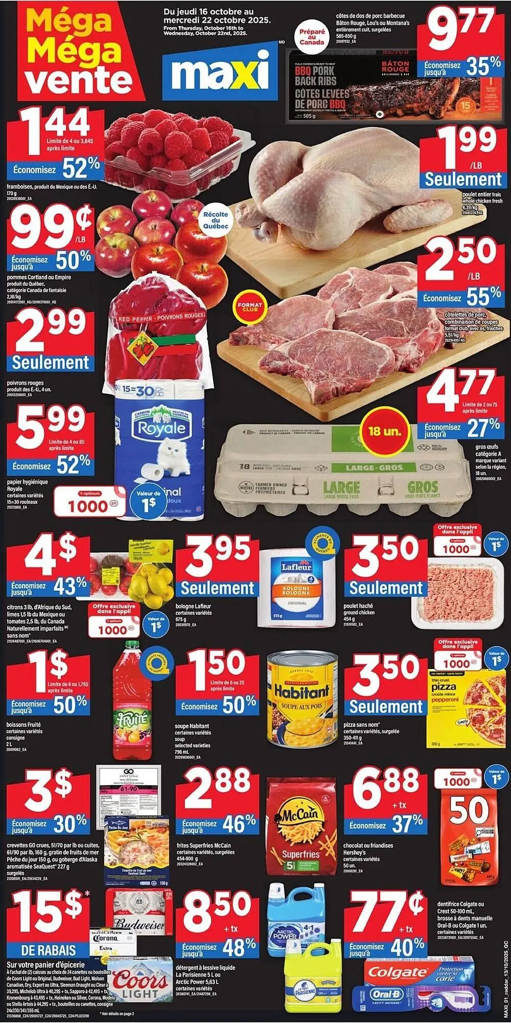 Maxi flyer from October 15 to October 22 2025 - flyer page 1