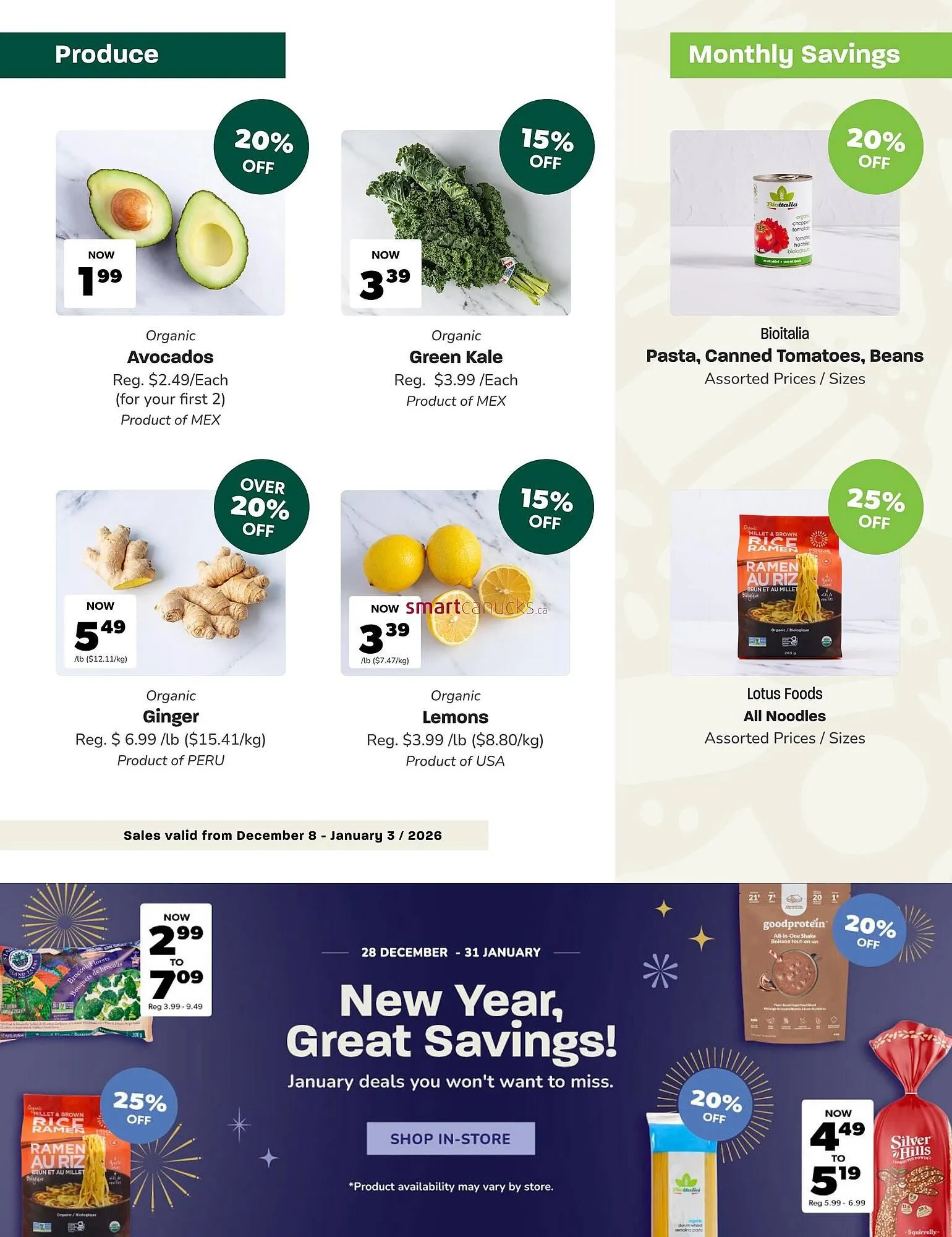 Blush Lane Organics flyer from December 28 to January 3 2026 - flyer page 2