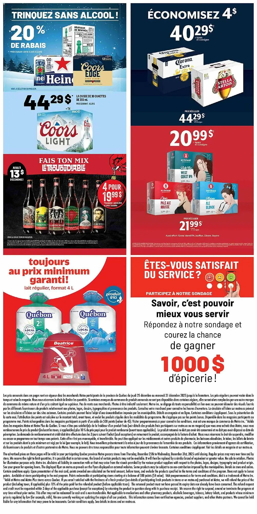 Metro flyer from December 25 to January 1 2026 - flyer page 20