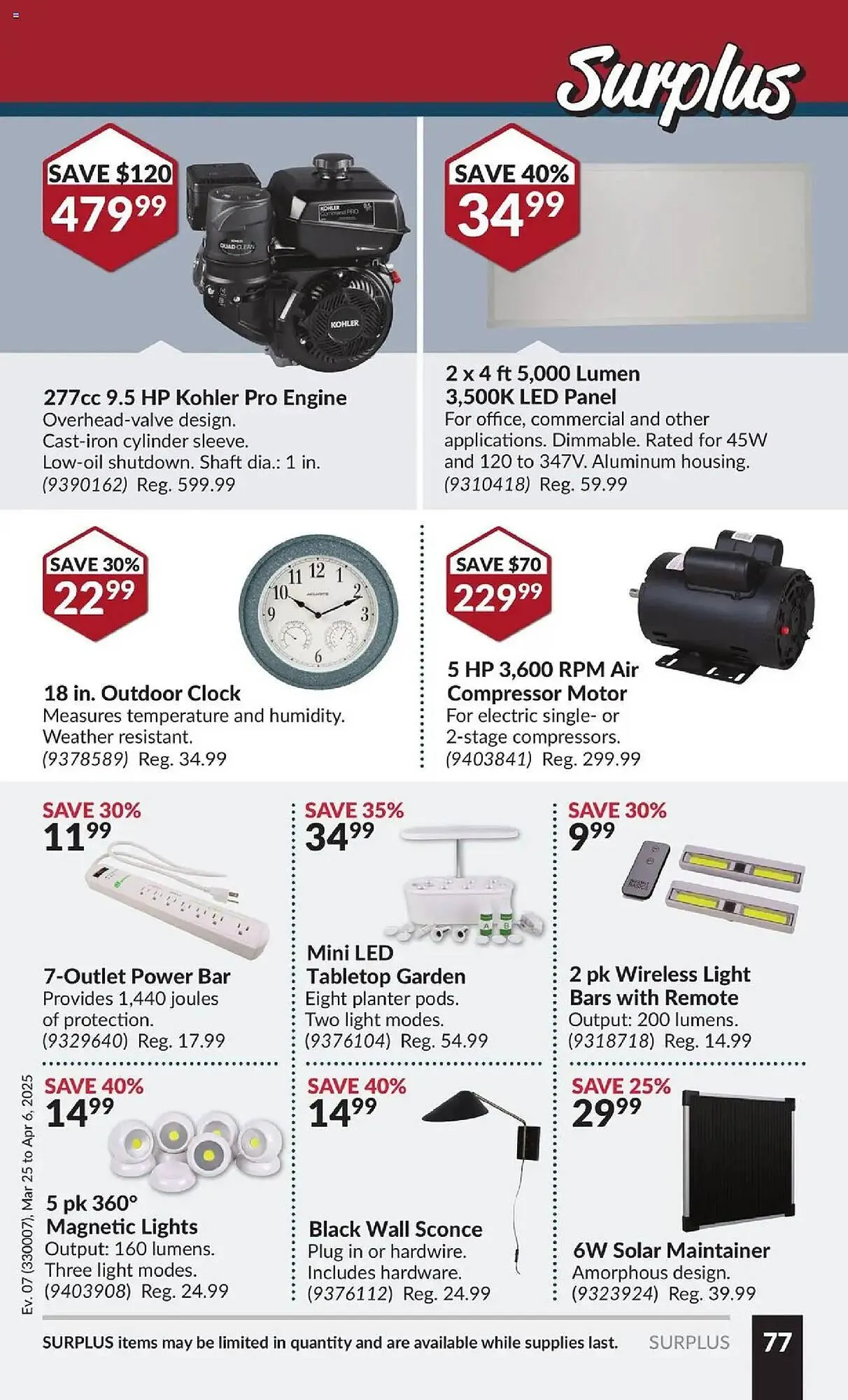 Princess Auto flyer from March 25 to April 6 2025 - flyer page 82